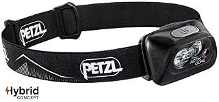PETZL - ACTIK CORE Headlamp, 450 Lumens, Rechargeable, with CORE Battery, Black