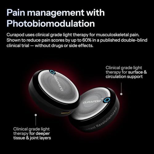 Image of Pain Relief Light Therapy Device Kit | Wearable Pain Management Device for Knee, Back, Neck & Shoulder | Drug-Free | CDSCO Approved | 2 Devices + 50 Patches