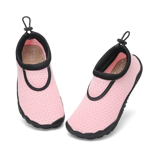 Mishansha Schnell Trocknend Badeschuhe für Kinder Hellrosa 30 EU
