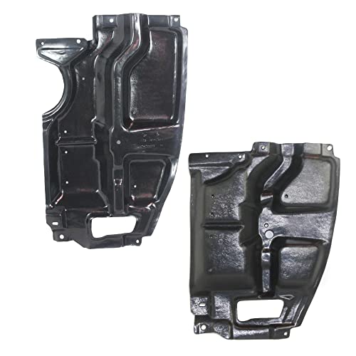 Garage-Pro Set of 2 Automotive Engine Splash Shield For 2005-2010 Scion tC Driver, Passenger Side