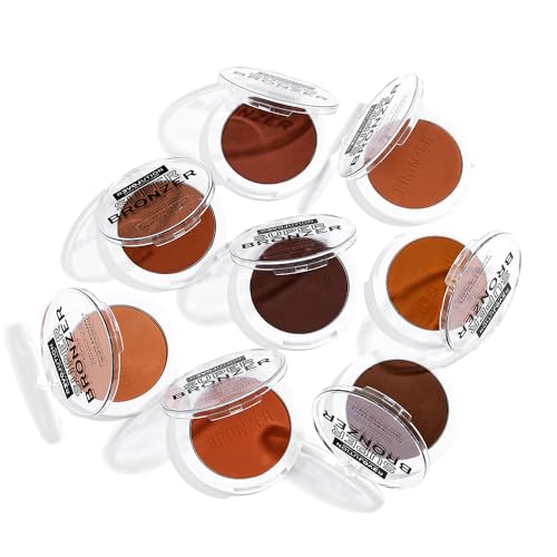 Makeup Revolution Super Bronzer, Gobi Brown – Ultra-Matte Powder Bronzer for Face & Body, Long-Lasting, Buildable Formula - Image 4 thumbnail