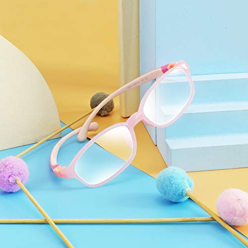 Image of VisionGlobal Blue Light Blocking Glasses for kids, Anti Eyestrain and Blurry, Computer Glasses, Anti Glare