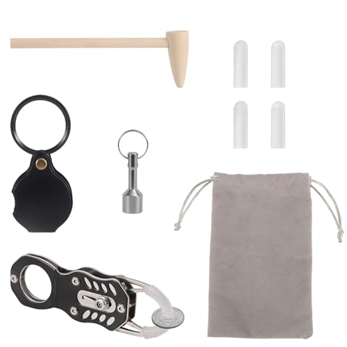 Coin Ping Tester Kit Portable Pinger Coin Tester Gold and Silver Coins Size Comparison Verification Tool Sound Resonance Testing for Collectors