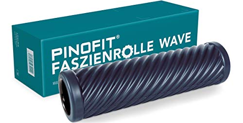 Rodillo de fascia PINOFIT extra largo ondulado para liberar la tensión muscular efectivamente