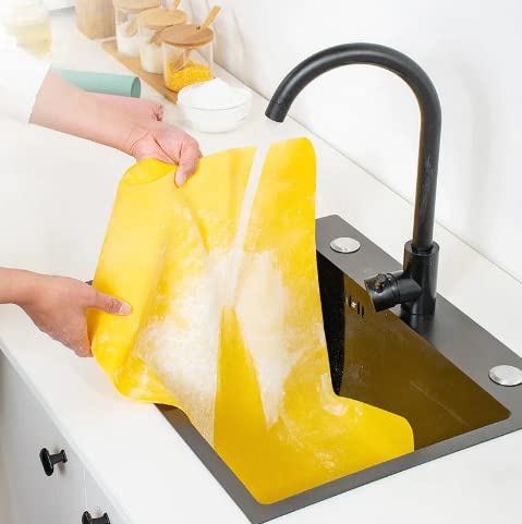 Extra Large Kitchen Tools Silicone Pad, Silicone Baking Mat, Non Slip Silicone Pastry Mat Extra Thick Non Stick Baking Mat, Multifunctional Kitchen Tools, Dishwasher Safe. (A) #TOP4