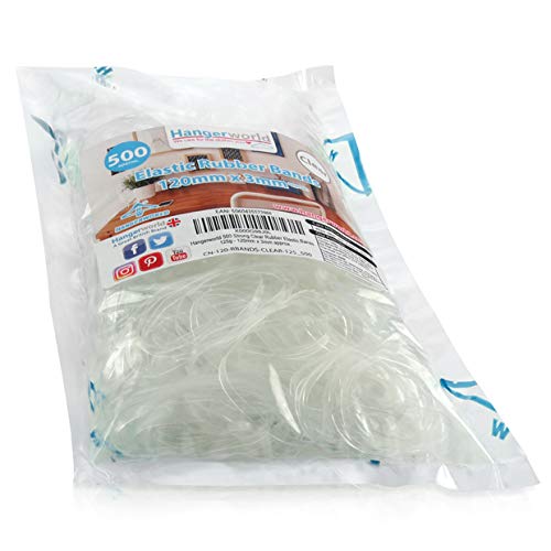 HANGERWORLD 200 Elastici 60mm x 3mm in Gomma