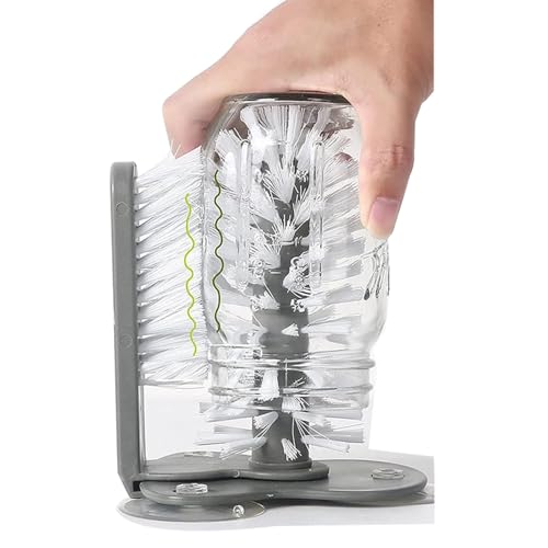 Water Bottle Cleaning Brush?Bottle Washer,Bottle Brushes for Cleaning,Suction Wall Lazy Cup Brush?Bar Kitchen Tool ?Drink Mug Wine Cup Cleaning Brush Gadgets.
