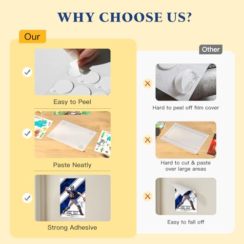 Image of Double Sided Sticky Adhesive Dots - 350pcs Easy to Peel Sticky Putty,Clear Removable Mounting Putty, Double Sided Tape Dots for Walls,Crafts, Posters, Balloons, and Classroom Decor.