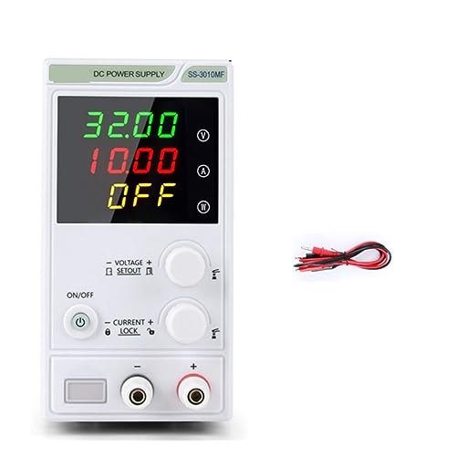 Alimentation laboratoire réglable 4 chiffres ABF-3010MF mini banc source CC mémoire