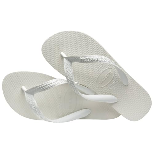 Havaianas Men's Color Flip Flops - Spring & Summer Style Sandals, White, 11/124
