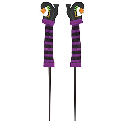amscan Witch Leg Yard Stakes 2ct