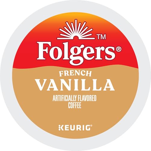 Image of Folgers Vanilla Biscotti Flavored Coffee, 96 Keurig K-Cup Pods