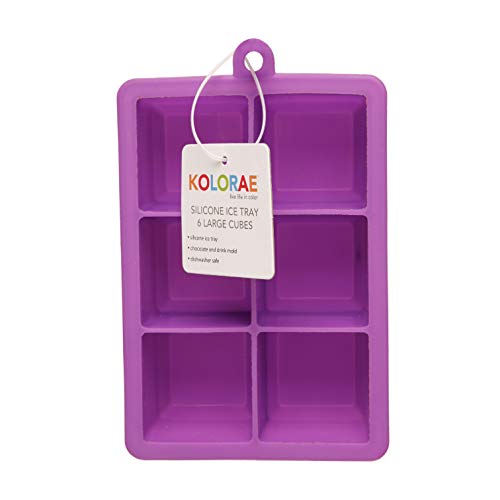 Bandejas de silicona para cubitos de hielo Kolorae 6 piezas miniatura 5