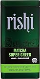 Rishi Matcha Super Green Tea, Organic Loose Leaf Tea, 1.76 Oz Tin