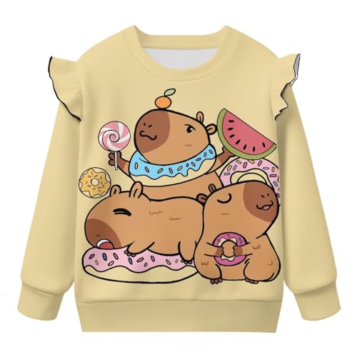 Toddler Girls Sweatshirts Shirt Size 1-8T Long Sleeve Crew Neck Athletic Pullover Tops Active Sportswear4