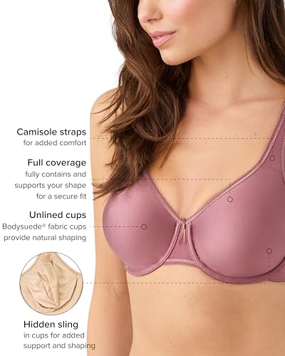 Image of Wacoal Women's Basic Beauty Unlined Underwire Full Coverage Bra, 855192