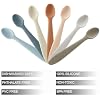 Lot De 4 Cuillères D'Apprentissage En Silicone Pour Bébé - Cuillères Souples Et Sûres Dès 4 Mois