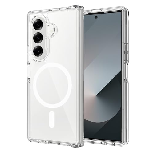 Coque Samsung Galaxy Z Fold6 transparent rigide en silicone pour une protection discrete et pure