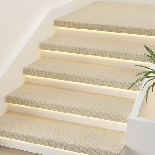 �K�i ����~�߃}�b�g �z�� �K�i�}�b�g ���� ���� �V���v�� ���n �܂�Ȃ� �h�� ���t���ȒP �}���`�T�C�Y �J�b�g�\ �]�|�h�~ �L�Y�h�~ �ϖ��Ր� �􂦂� �Z��p �ƒ�p (26*75cm,��B-�N���[���z���C�g) [���s�A���i]