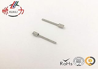 Davitu 500pcs No-insulated pin terminals Connector PTN1-18 AWG 16-14