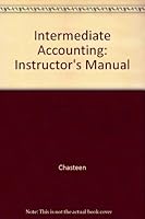 Intermediate Accounting: Instructor's Manual 0070110905 Book Cover
