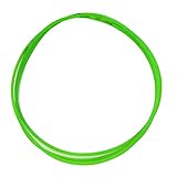 ziaoou 2Pcs Round Belting Riding Cycling Training Table Transmission Roller Platform PU Belt 5MM for Drive Transmission, Green