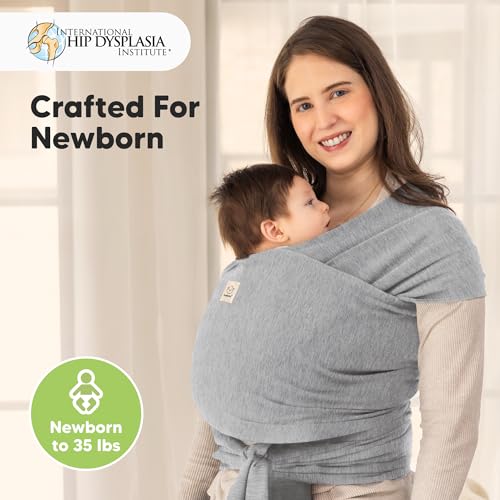 image for KeaBabies Baby Wrap Carrier - All in 1 Original Baby Carrier Newborn t