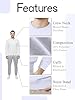 Looks Divine Gift Men’s Sweatshirt Fleece Jumper Crew Neck Long Sleeve Plain Sweater for Men UK (UK, Alpha, XL, Regular, Regular, White) #4