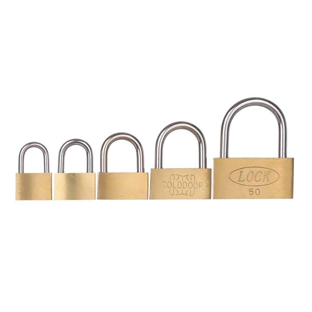 4pcs Small Copper Lock Brass Padlock Luggage Case Mini Lovers Lock for Home Improvement Hardware Tool - Image 2
