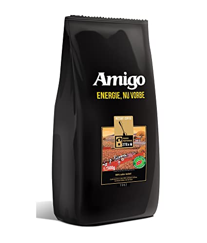 Amigo Instant-Kaffee 500 g löslicher Bohnenkaffee, angenehm intensives Aroma, koffeinhaltig - für insgesamt 280 Tassen Kaffee Cover