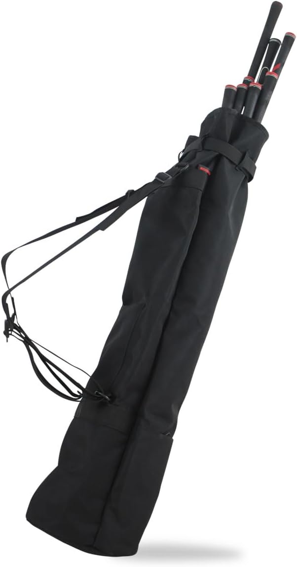 Lightweight Golf Carry Bag (Carry 8-10 Clubs) Par 3 Golf Bag Pitch n Putt Small Golf Bag/Training, Foldable & Adjustable Double Straps, for Men/Women Gifts &Golf Course/Travel