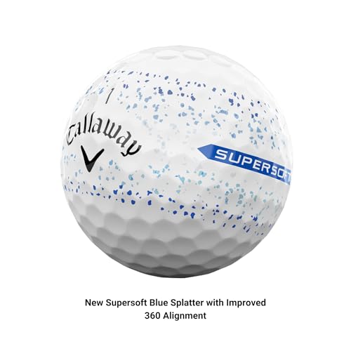 Callaway Golf Supersoft Golf Balls (2023, Blue Splatter) by Callaway - Image 2