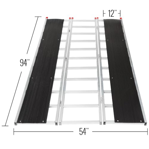 Rampa plegable extra larga para motos de nieve Black Ice miniatura 4