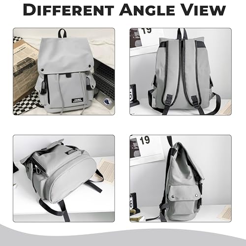 Image of Kraptick Laptop Backpack for Men & Women | Waterproof & Durable Laptop Bag for Office, Travel & College | Spacious & Lightweight Backpack | Fits 15.6 Inch Laptop | Multipurpose Laptop Bag