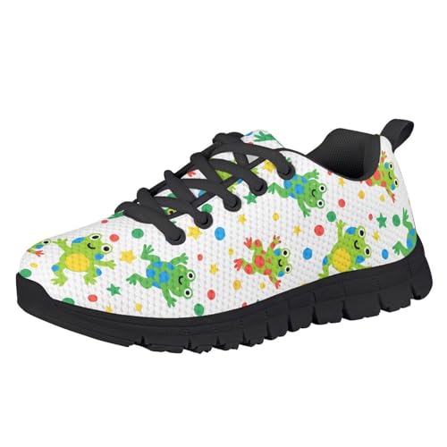 Yzaoxia Kids Shoes Running Sneakers for Girls Mesh Lace Up Sneakers for Children Gym School Trainers Size 11-Size 52