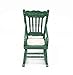 EatingBiting 1:12 Small Miniature Furniture Vintage Retro Wood Rocking Chair Landscape Tiny Furniture Model for mini House Toy Home Decoration Christmas Scene Shooting Craft Displays