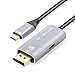 Produktbild CABLEDECONN USB C to DisplayPort 1.4 8K 2M Cable with USB-C PD 8K@60Hz 4K@144Hz Converter Thunderbolt 3 to DisplayPort Adapter Compatible with New MacBook Pro 2019 2020 Dell XPS