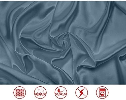 Miniatura 5 de Juego de fundas de almohada, juego de 2 piezas, fundas de almohada de bambú de lujo, ultra suaves, de ajuste fácil, sábanas refrescantes y