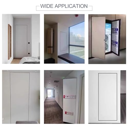 Puerta de acceso para inspección de desván de 60x60 cm blanca 7