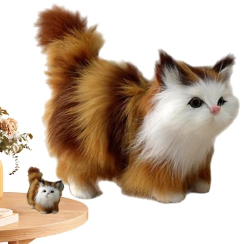 Chat de simulation en peluche douce pour réconforter les enfants au quotidien