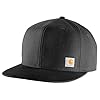 Carhartt Men’s Firm Duck Flat Brim Cap