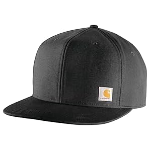 Carhartt Mens Firm Duck Flat Brim CapBaseball Cap