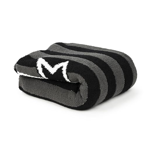Image of Jay Franco Plush Throw Blanket - Soft & Fuzzy 50x60 Inch Throw for Couch or Bed - Cozy Home Decor for Living Room & Bedroom, Black - Wednesday