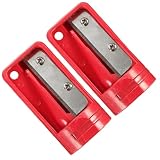 ASAKKURA 2stücke Tragbarer Handspitzer aus Abs und Stahl Schneller und Sauberer...