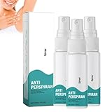 Antitranspirant Deo Spray gegen Starkes Schwitzen I Anti Schweiß Deo bei Hyperhidrose, Schwitzen am Kopf, Schwitzige Hände I gegen Achselgeruch | Wirkt Effektiv gegen Schwitzen (3)