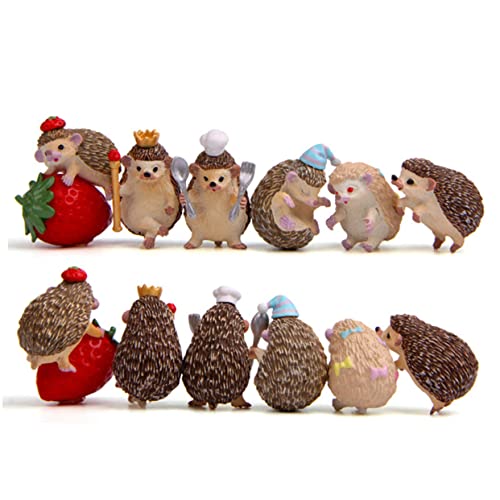 ABOOFAN 6 Peças De Suprimentos De Decoração De Mesa De Trabalho Estatueta De Animal Colecionável Min