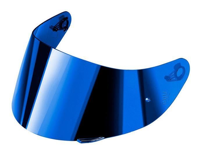Visiera Casco Integrale AGV K3 GT6-2 Iridium Blu Specchiata in Taglia XL - XXL