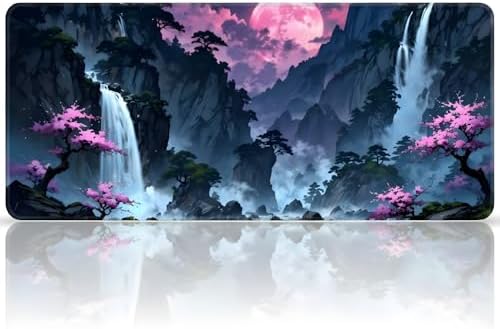 8 Farklı Desenli Baskılı Model Black Deer XXL Gaming Mouse Pad 70x30 cm – Dikişli Kenar, Kaymaz Taban, Dijital Tasarım, Hassas Takip, Ultra Geniş Oyuncu Mousepad (Jungle Art 70x30 cm) - Görsel 2