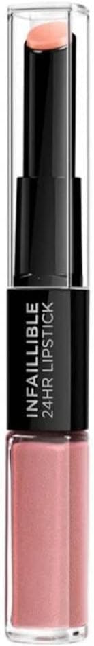 L'Oreal Paris Infallible Lipstick 111 Permanent Blush/Liquid Lipstick for 24 Hours Full Lips with Moisturising Lip Care - Balm Pack of 1