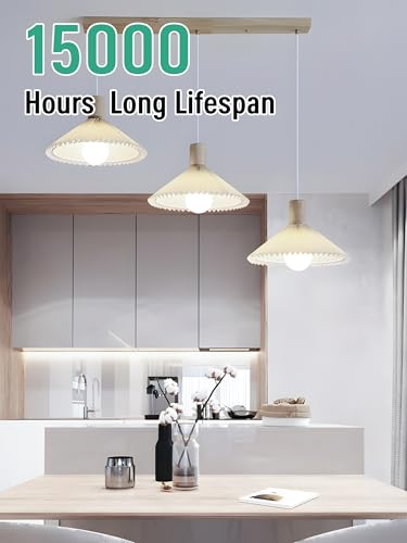 Image of 3 Pack LED Light Bulbs 100 Watt Equivalent, A19 5000K Daylight White | 15W Super Bright White Light 1500 LM, E26 Standard No Flicker Energy Saving Lamp Bulb for Home, Bedroom, Office, Non-Dimmable